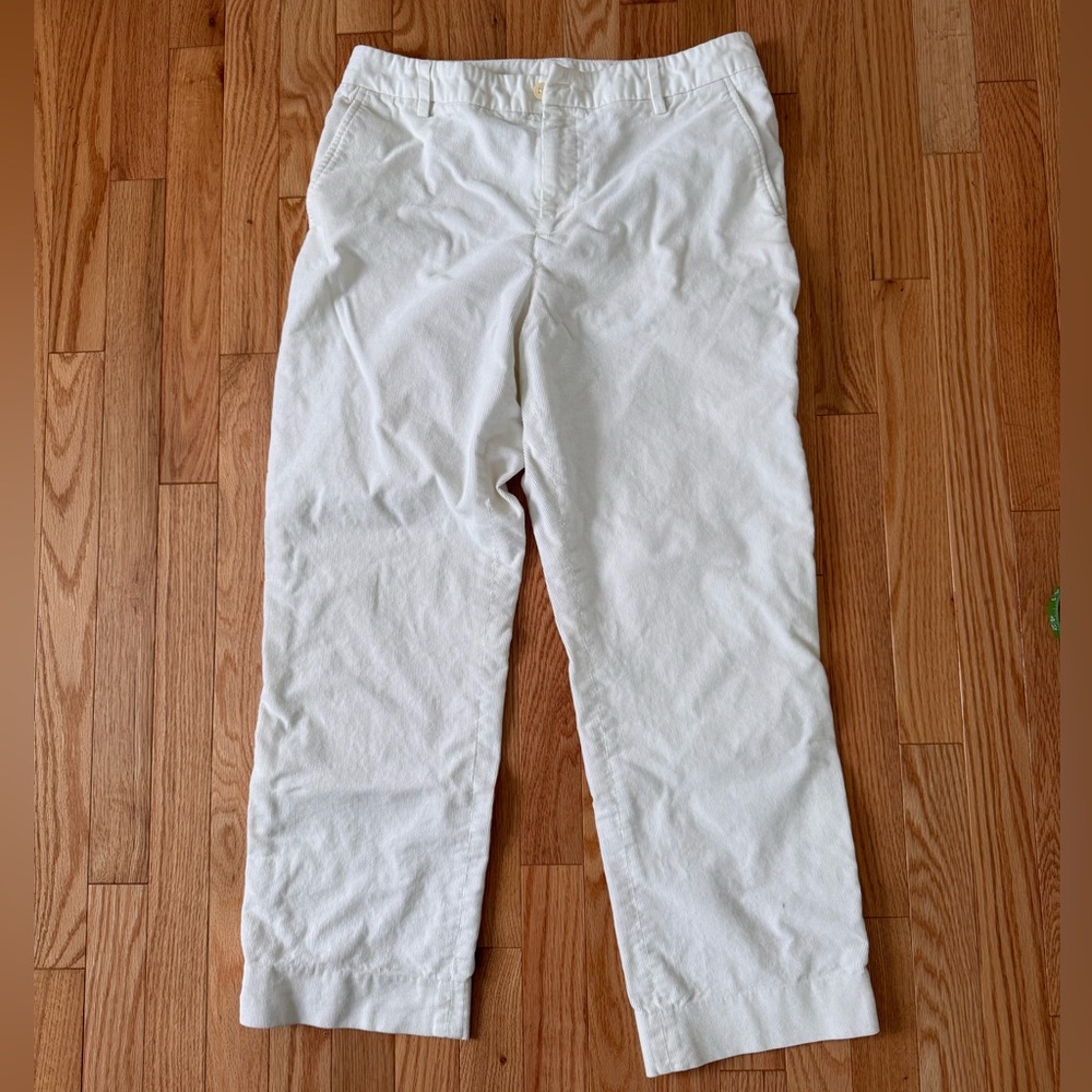 Vintage Ralph Lauren White Corduroy Pants